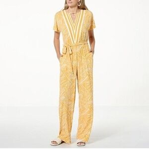Curations x Nicole Hickl Printed Jumpsuit w Side Pockets